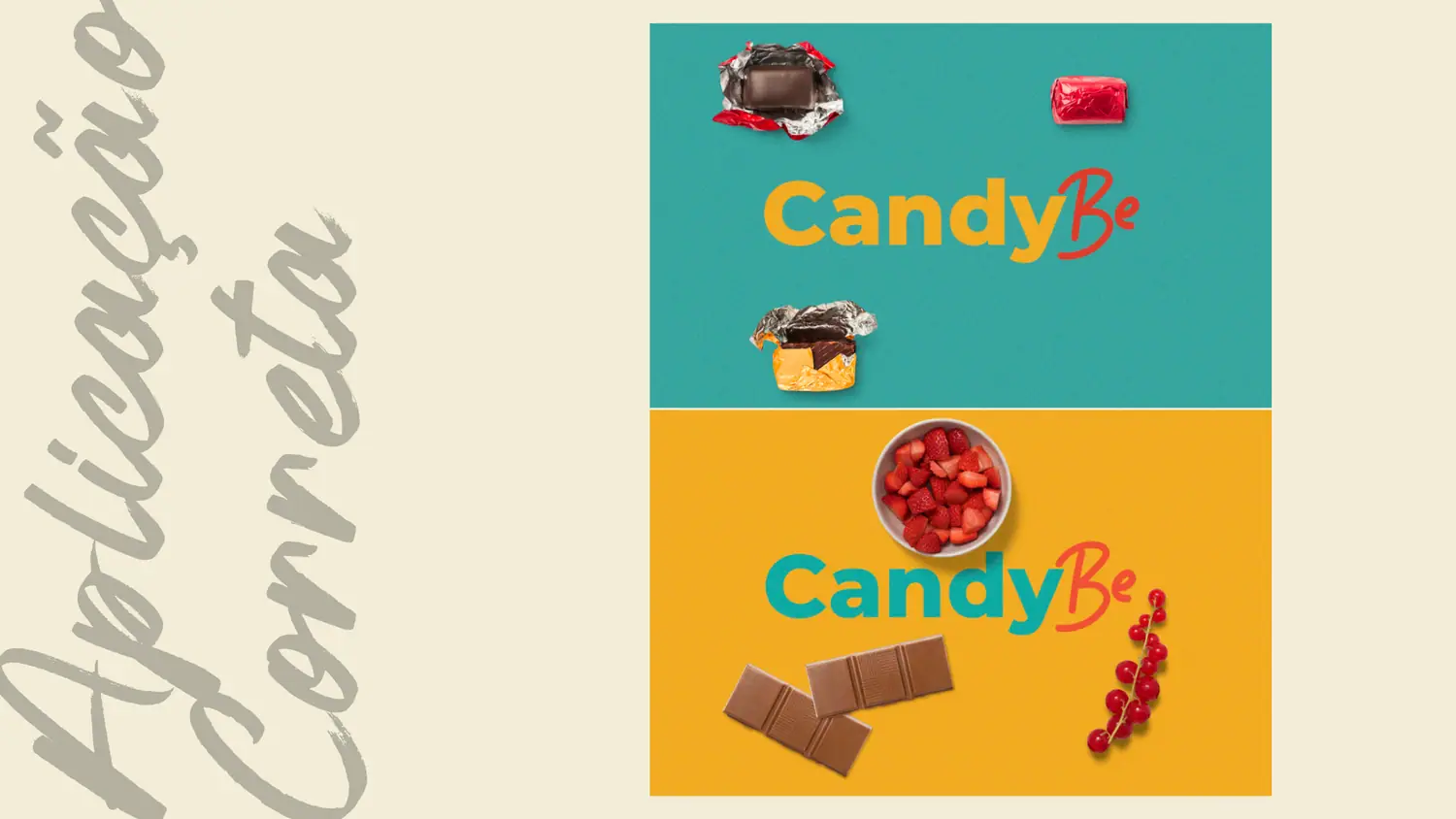 Identidade visual CandyBe Brigadeiros Gourmet — CandyBe Brigadeiros Gourmet